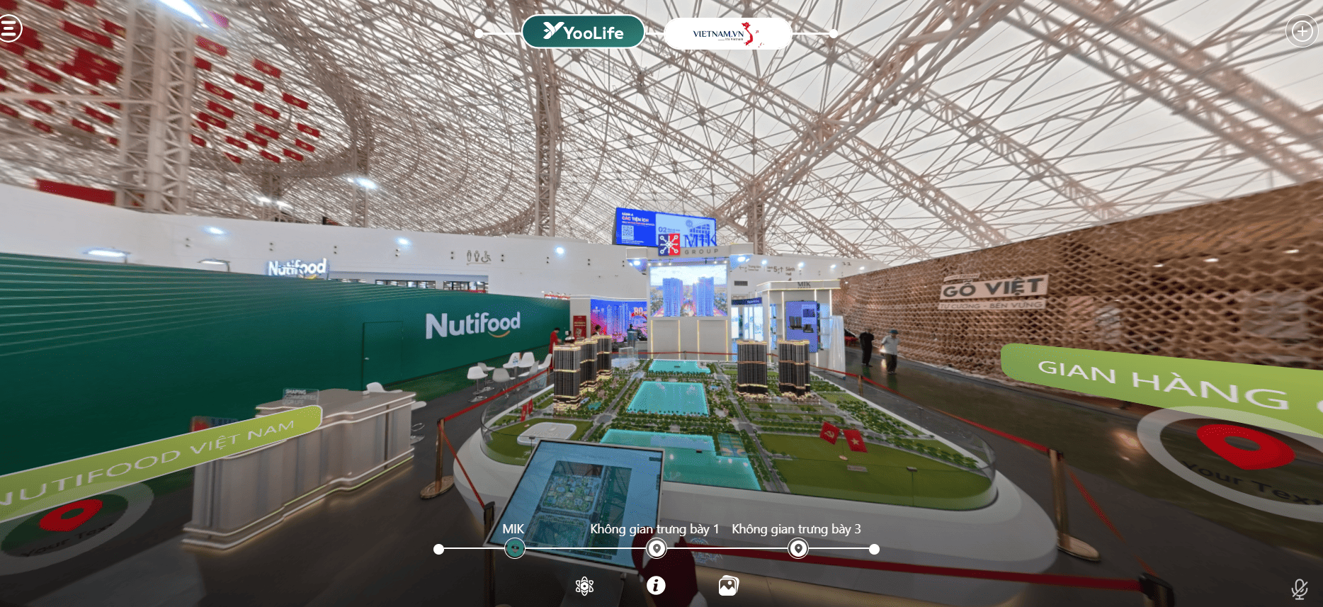 Khám phá gian hàng MIK Group tại A80 trên không gian YooLife