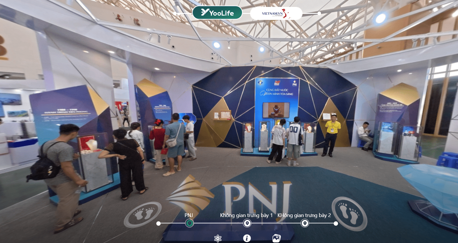 Khám phá gian hàng PNJ trên không gian số YooLife