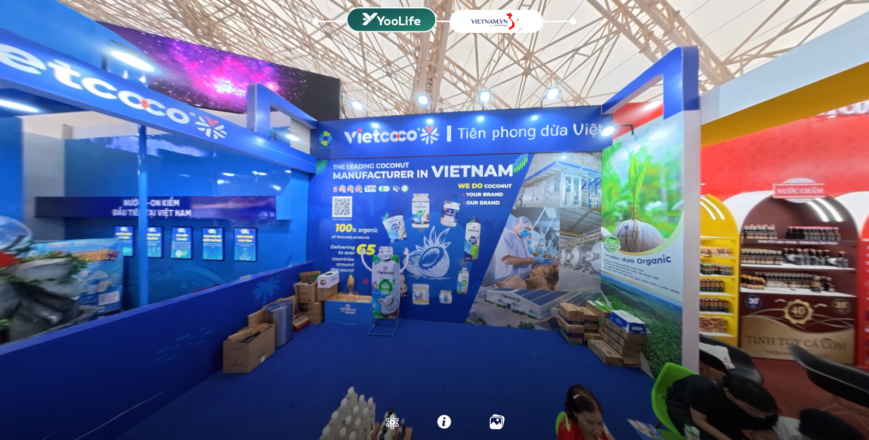 Khám phá gian hàng Vietcoco tại triển lãm A80