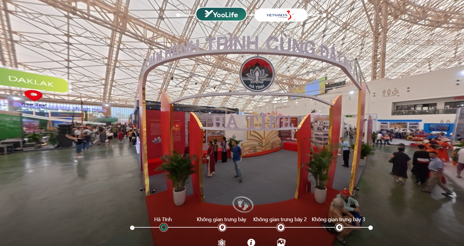 Gian hàng tỉnh Hà Tĩnh – Từ triển lãm thực đến không gian số YooLife