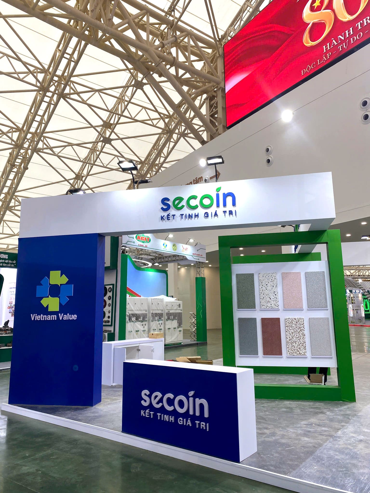Gian hàng Secoin tại Triển lãm A80 – Hành trình lan tỏa tinh hoa Việt