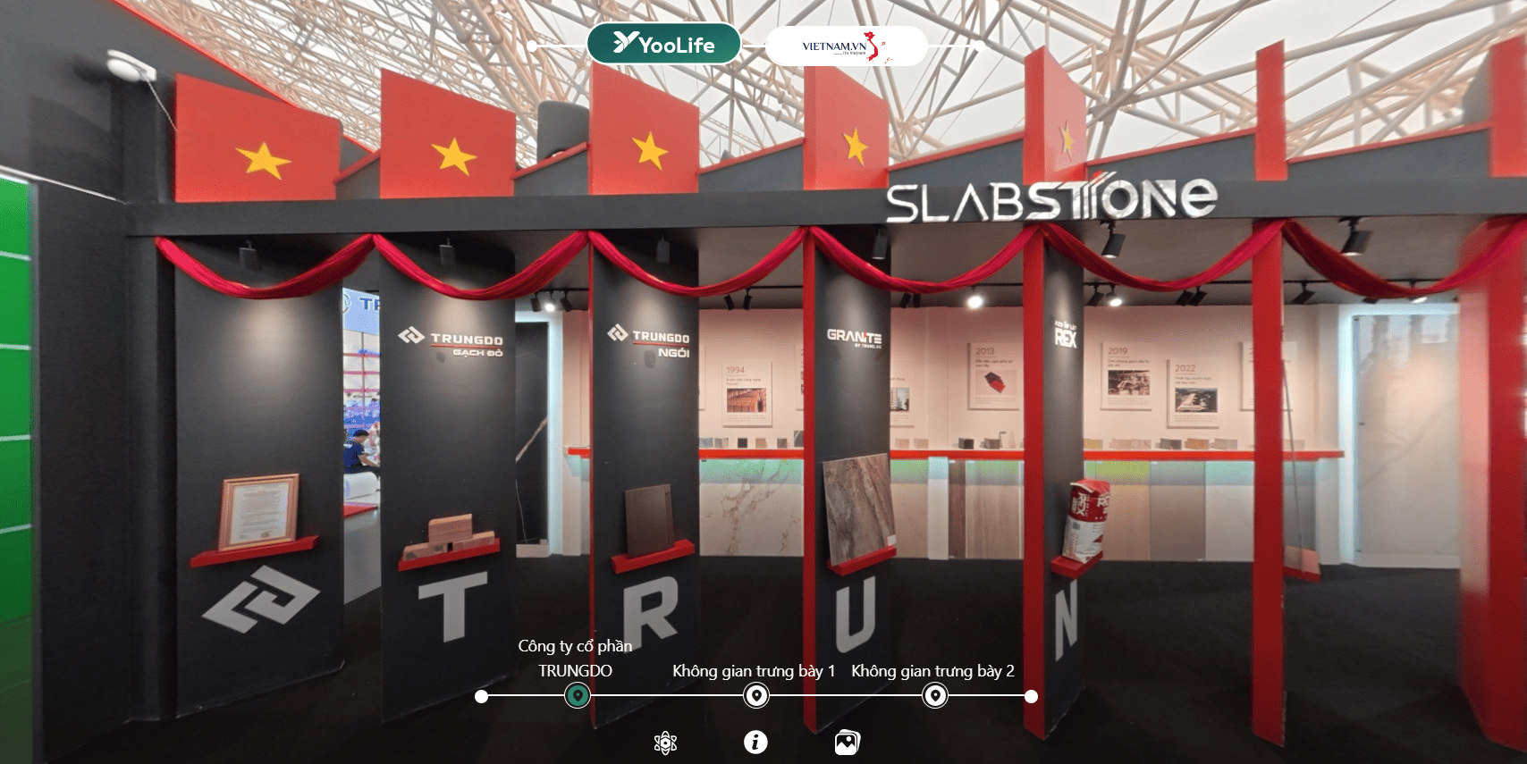 Chiêm ngưỡng gian hàng Slabstone trên không gian số