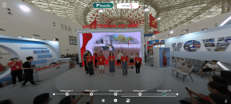 Chiêm ngưỡng gian hàng VOV trên không gian YooLife