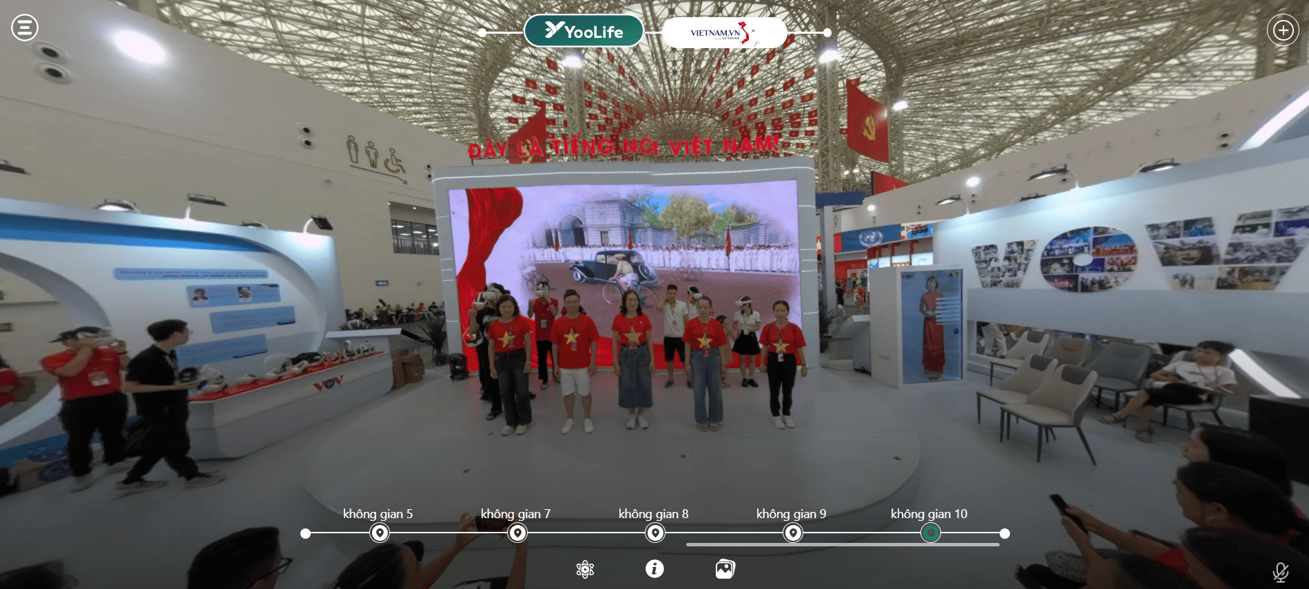 Chiêm ngưỡng gian hàng VOV trên không gian YooLife
