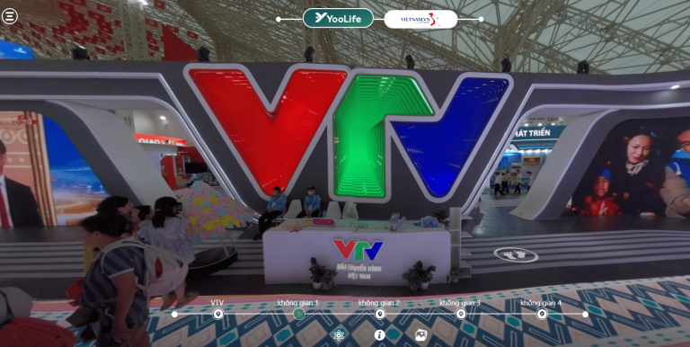 Khám phá gian hàng VTV trên không gian số YooLife
