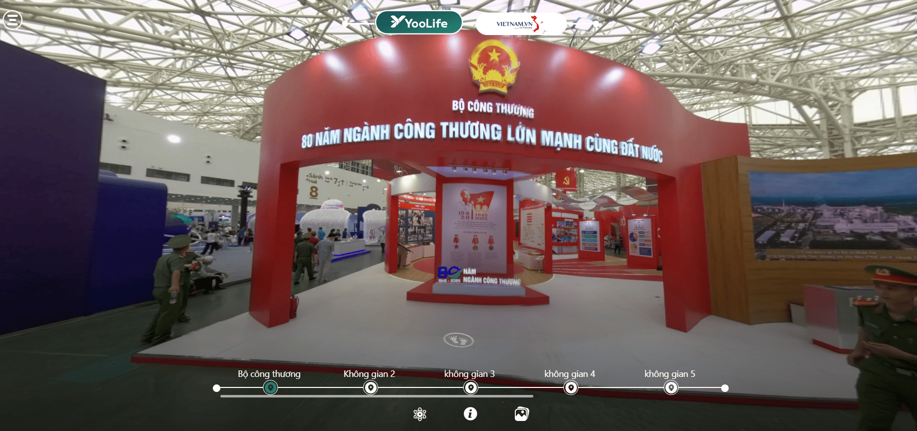 Khám phá gian hàng của bộ công thương tại triển lãm A80 trên YooLife 