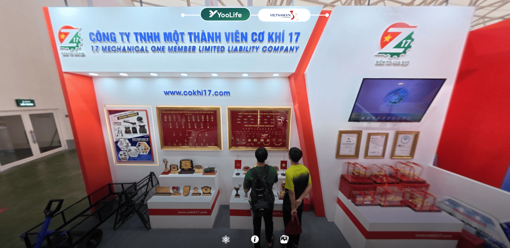 Gian hàng Cơ Khí 17 – Biểu tượng của sức mạnh sáng tạo Việt