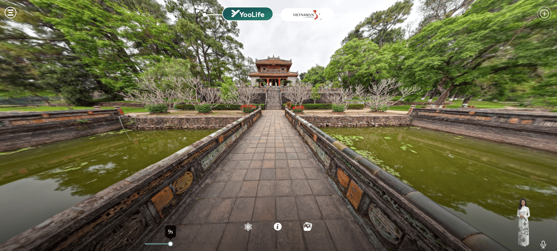 Khám phá toàn bộ lăng Minh Mạng Huế trên không gian số