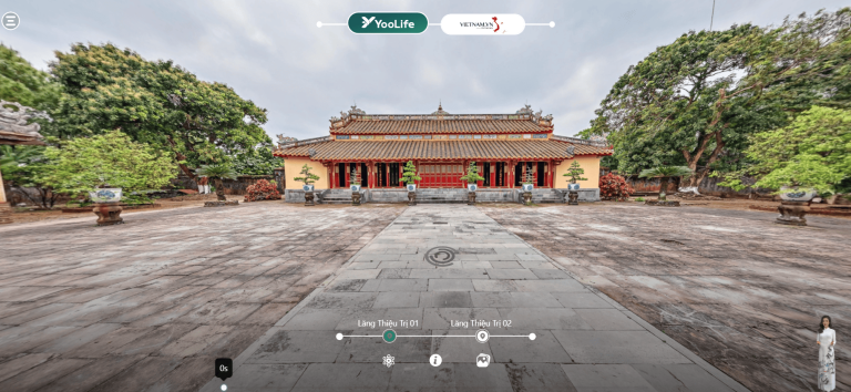 Chiêm ngưỡng lăng Thiệu Trị trên không gian số YooLife