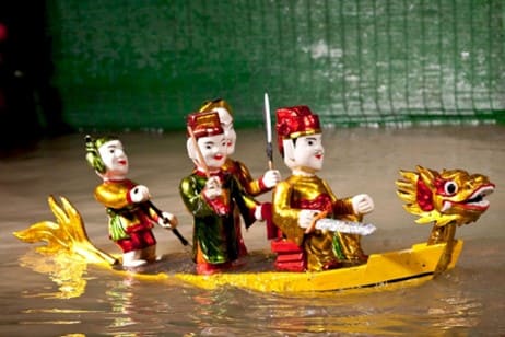 Nghệ thuật tạo hình và kỹ thuật biểu diễn rối nước