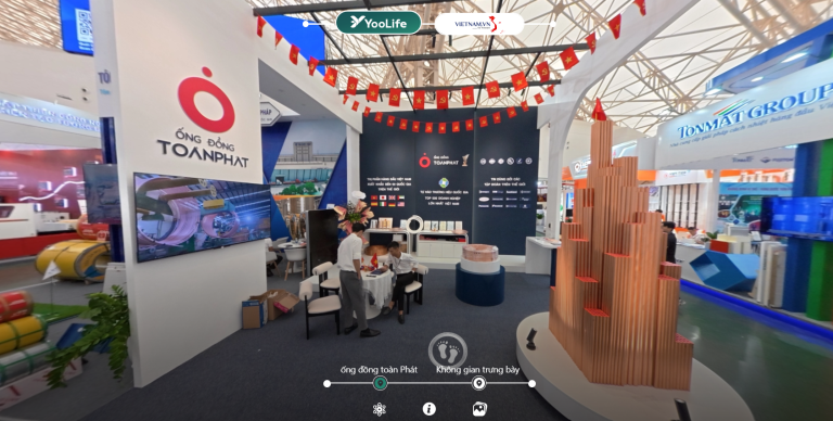 Khám phá VR360 – Trải nghiệm gian hàng chân thực tại chỗ