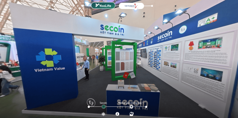 Tái hiện gian hàng Secoin trên không gian số YooLife