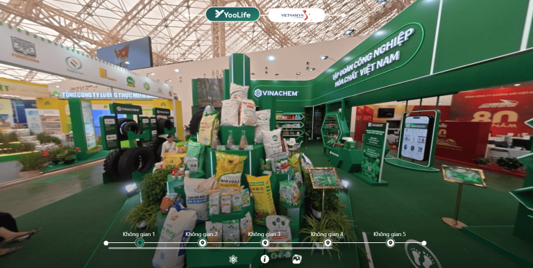 Khám phá gian hàng Vinachem tại triển lãm A80 trên YooLife
