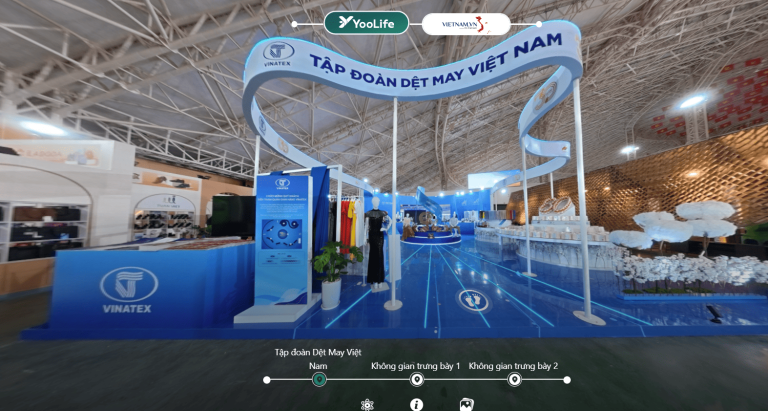 Tham quan gian hàng Vinatex tại A80 trên không gian số YooLife
