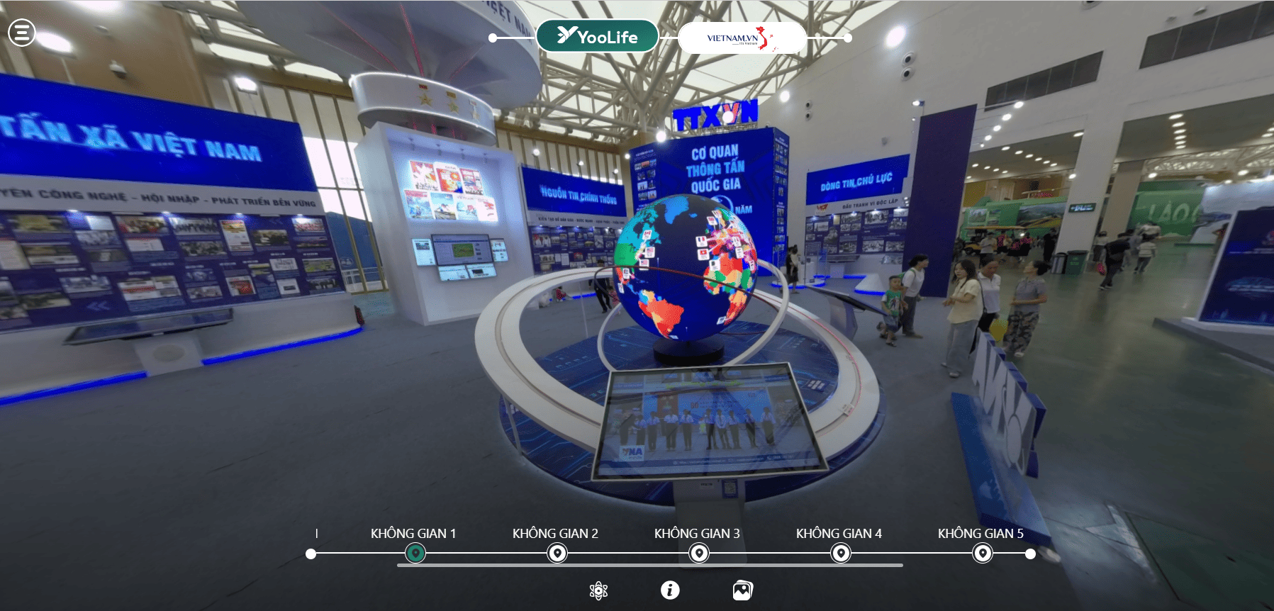 Chiêm ngưỡng gian hàng Thông tấn xã Việt Nam trên YooLife