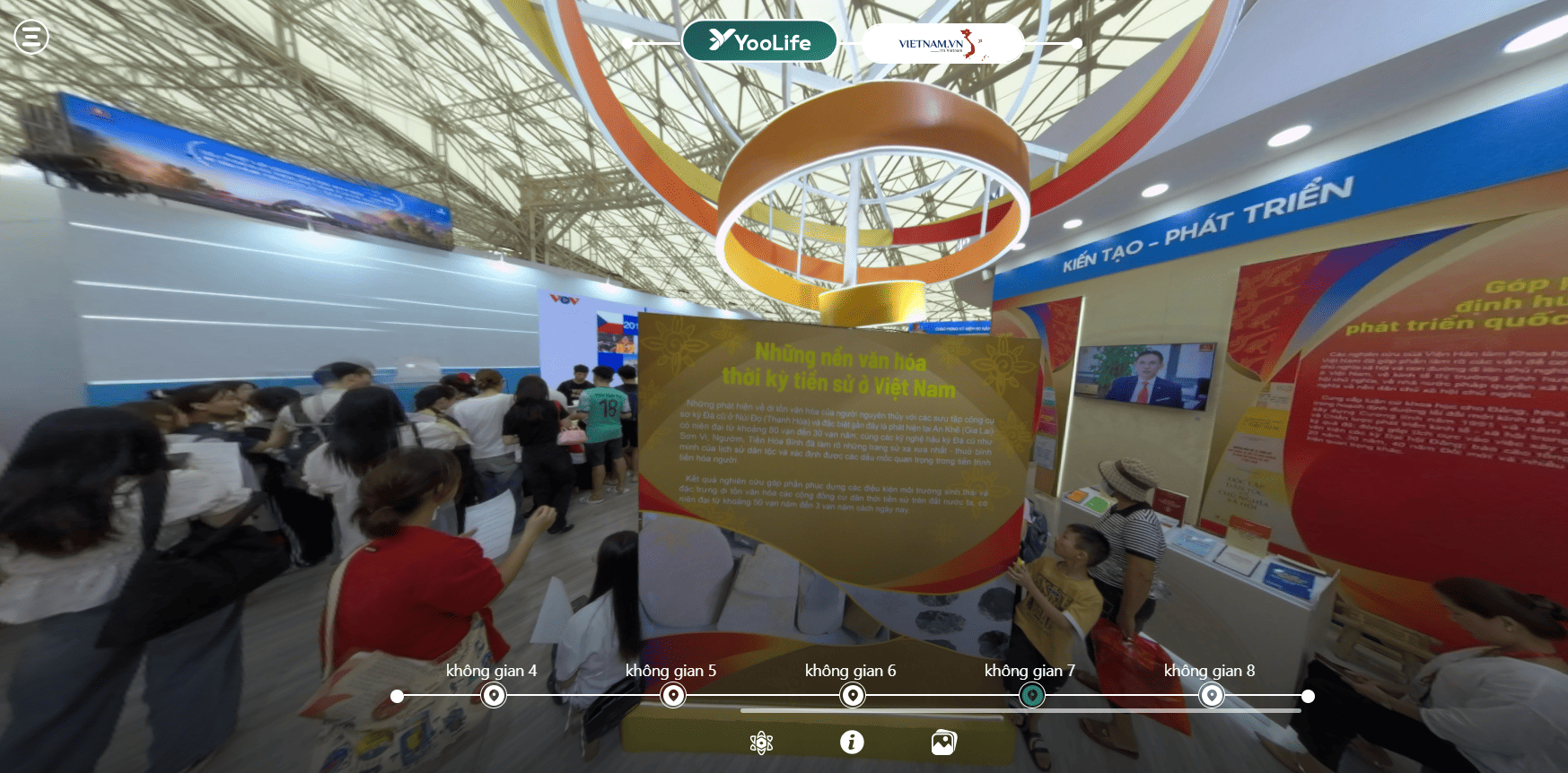 Khám phá gian hàng Viện Hàn Lâm trên không gian số YooLife
