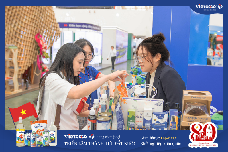 Vietcoco tại Triển lãm A80 – Gian hàng & trải nghiệm ấn tượng