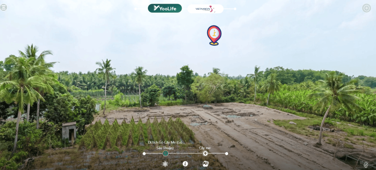 Chiêm ngưỡng di tích Gò Cây Me trên không gian số YooLife