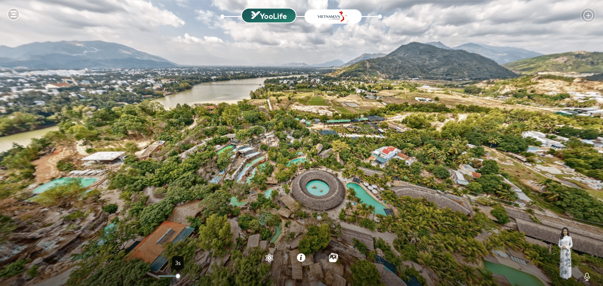 Chiêm ngưỡng toàn cảnh không gian, khám phá từng khu vực I Resort trên nền tảng số