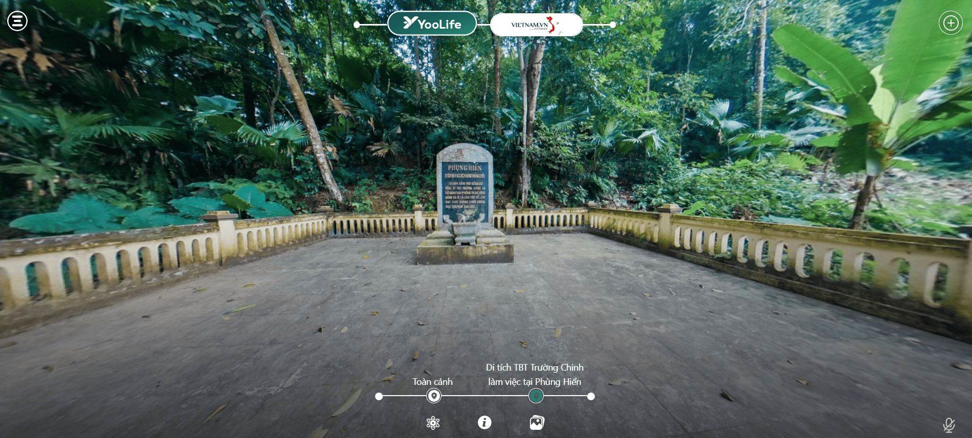 Di tích nằm tại đồi Pụ Miếu, thôn Phụng Hiển, xã Điềm Mặc, huyện Định Hóa, tỉnh Thái Nguyên.