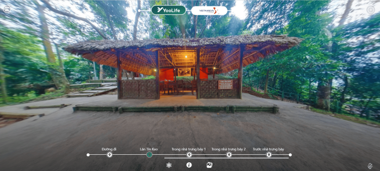 Chiêm ngưỡng di tích Bác Hồ tại Tỉn Keo trên không gian YooLife