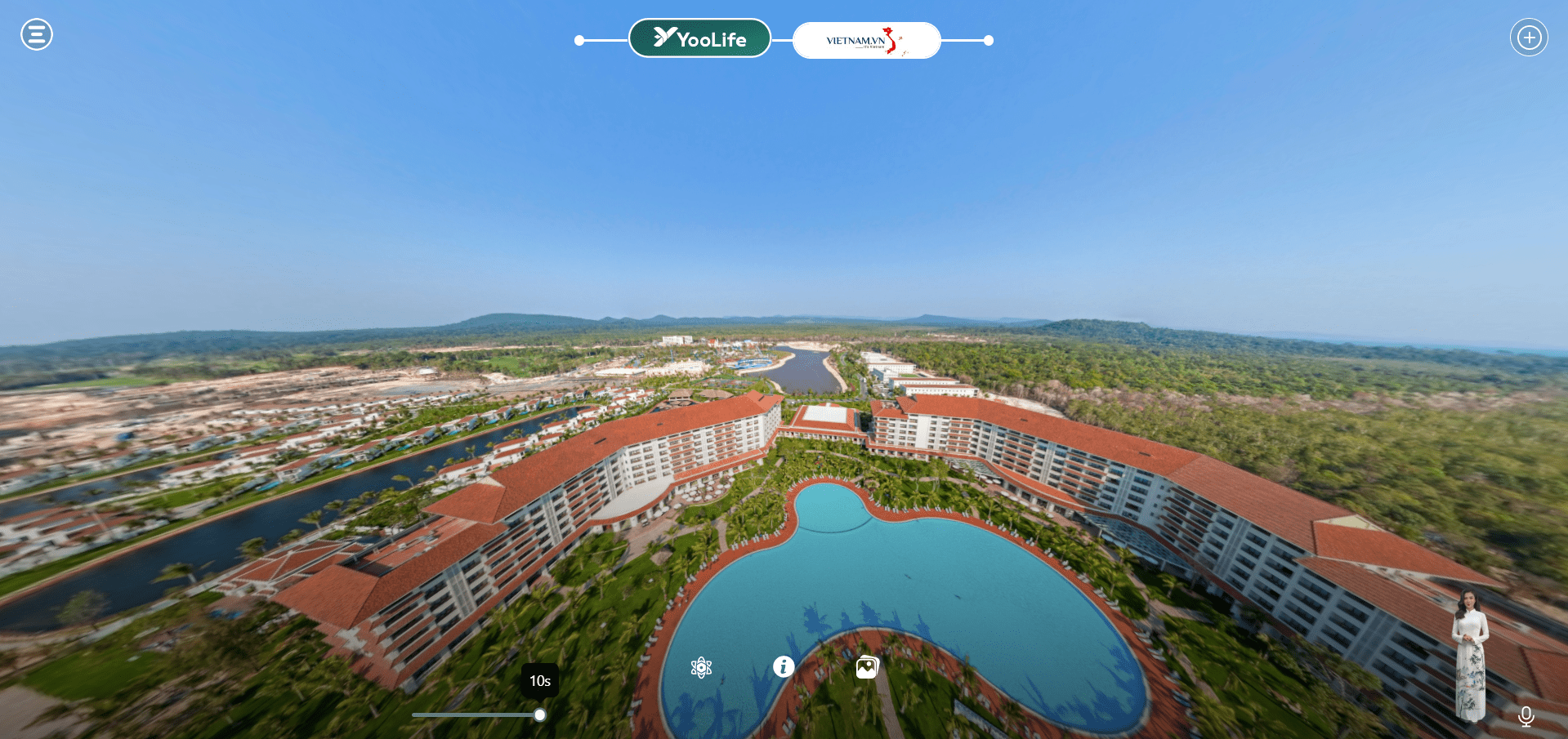 Không gian Vinpearl resort – Phú Quốc trên nền tảng không gian số