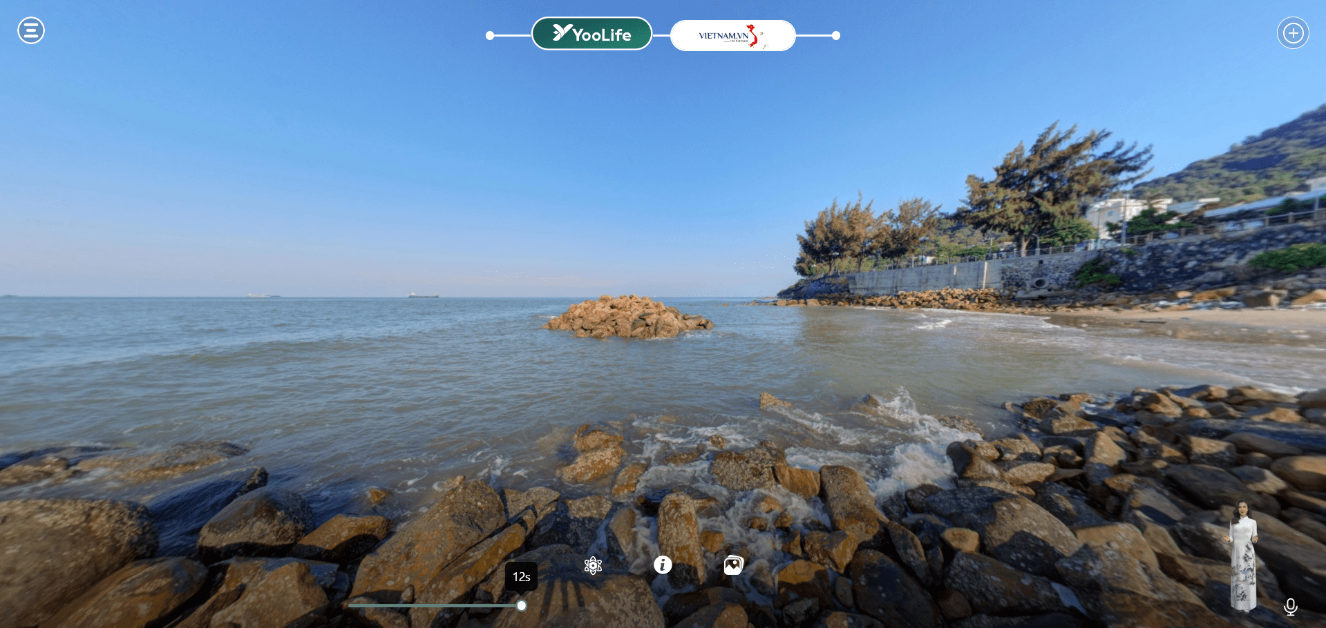 Trải nghiệm chân thực không gian bãi Dâu Vũng tàu trên nền tảng số