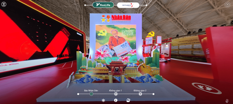 Khám phá gian hàng của báo nhân dân trên không gian số YooLife