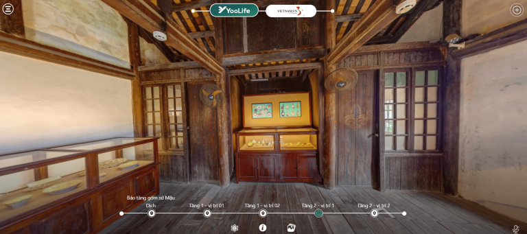 Khám phá không gian ảo hóa bảo tàng gốm sứ Mậu dịch trên YooLife