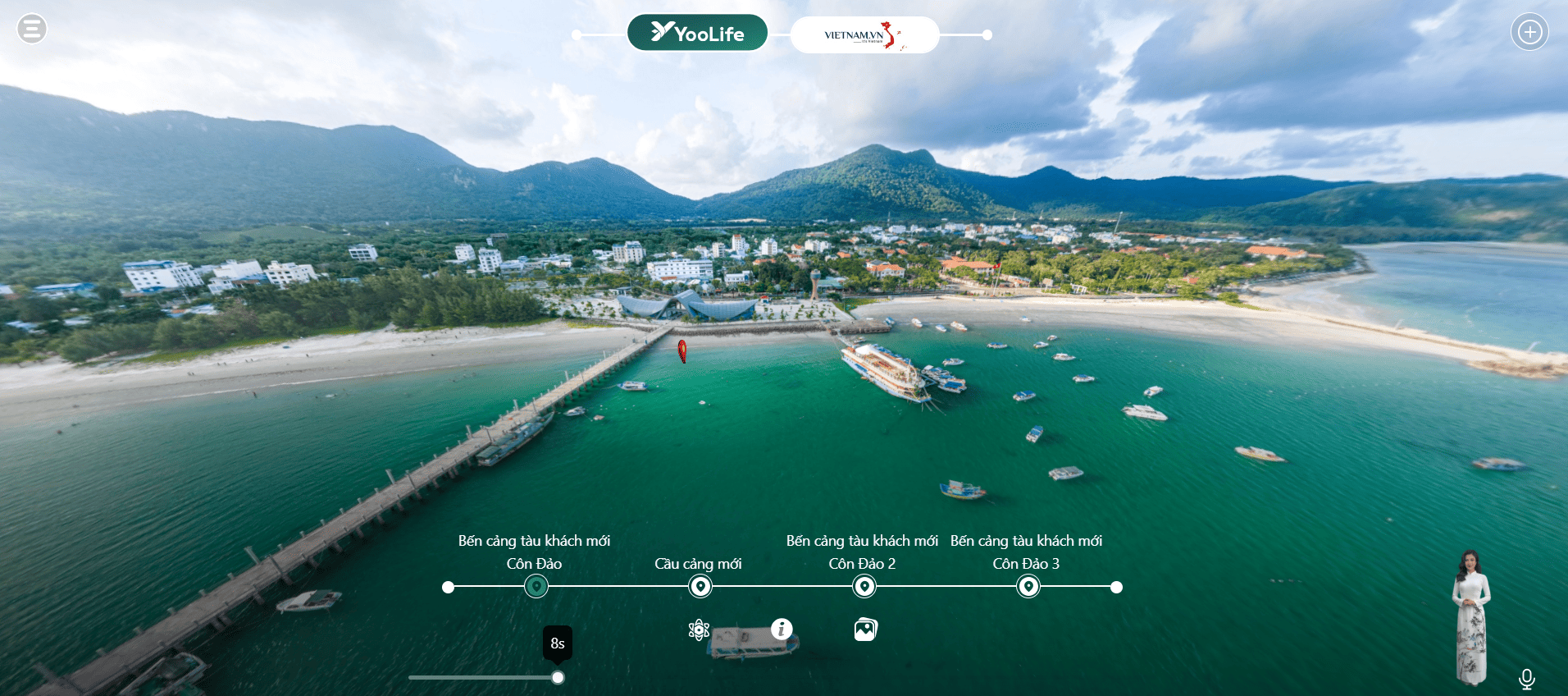 Chiêm ngưỡng bến cảng tàu khách mới Côn Đảo trên YooLife