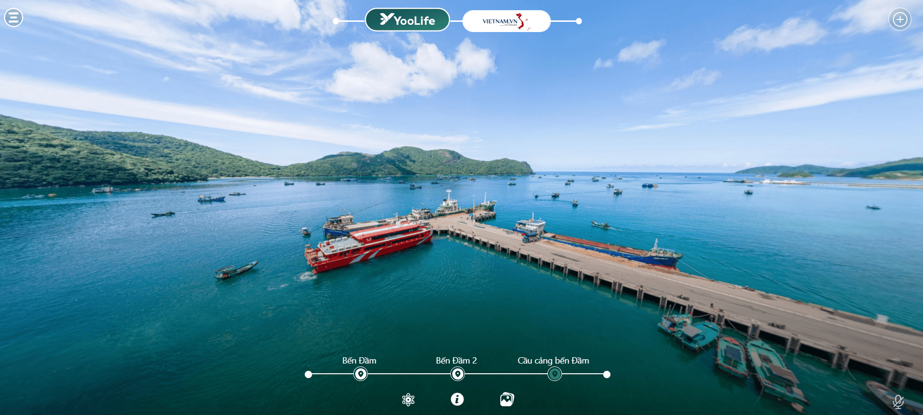 Chiêm ngưỡng cảng bến đầm trên không gian số YooLife