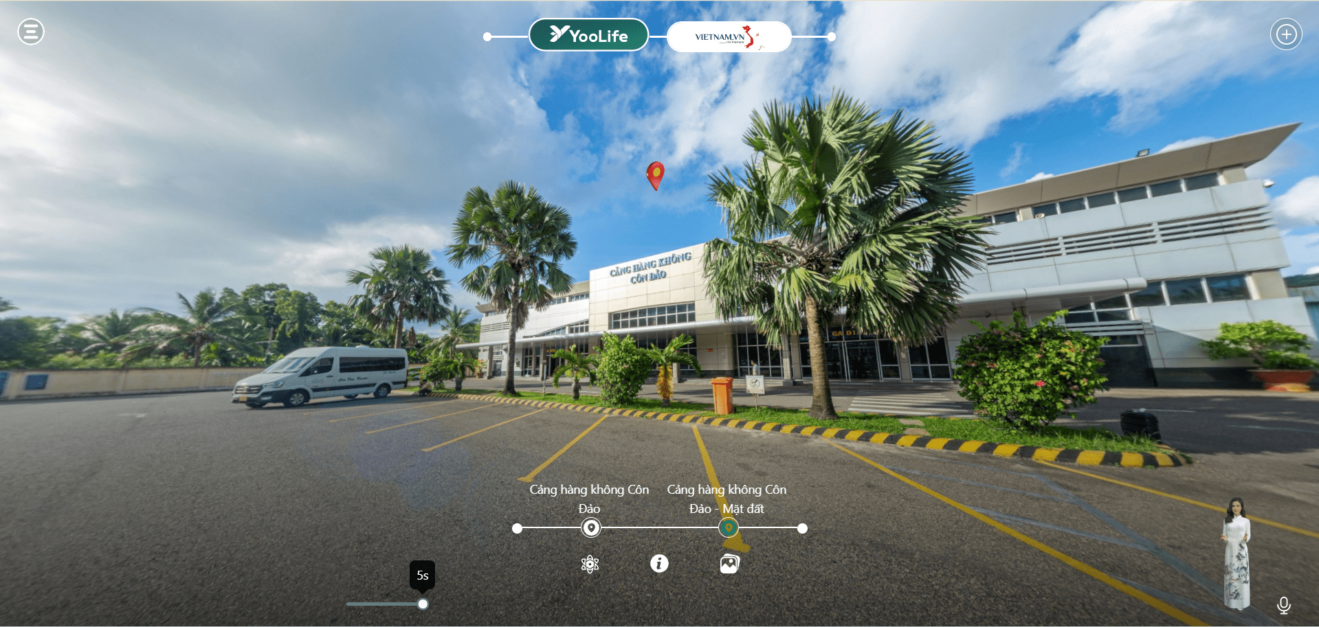 Không gian cảng hàng không Côn Đảo trên nền tảng số YooLife