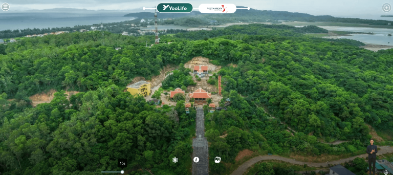 Khám phá chùa Trúc Lâm Cô Tô trên không gian số YooLife