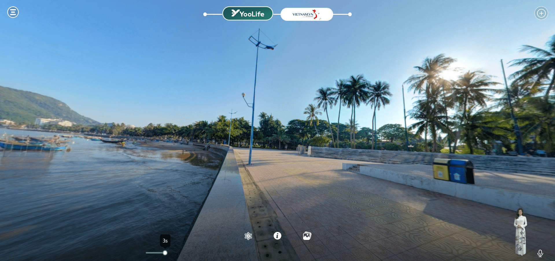 Khám phá không gian công viên Bãi Trước trên nền tảng số