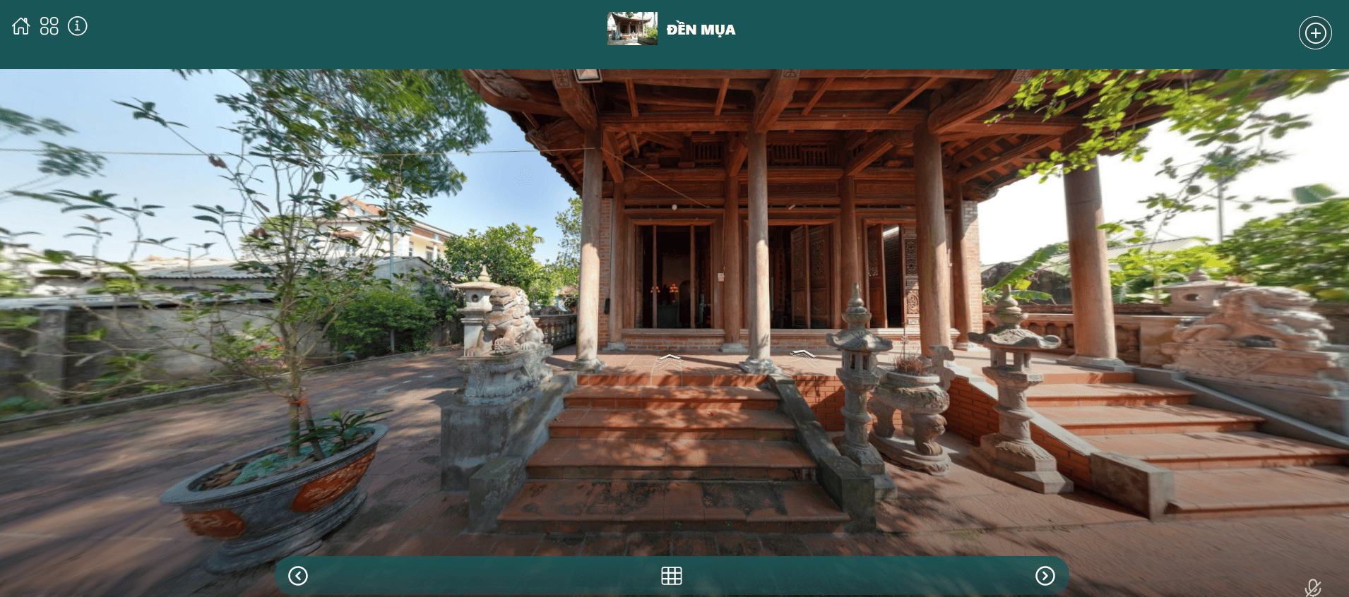 Chiêm ngưỡng Đền Mụa trên không gian số YooLife