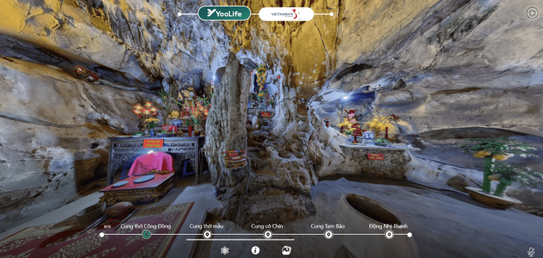 Khám phá động Nhị Thanh trên không gian số YooLife