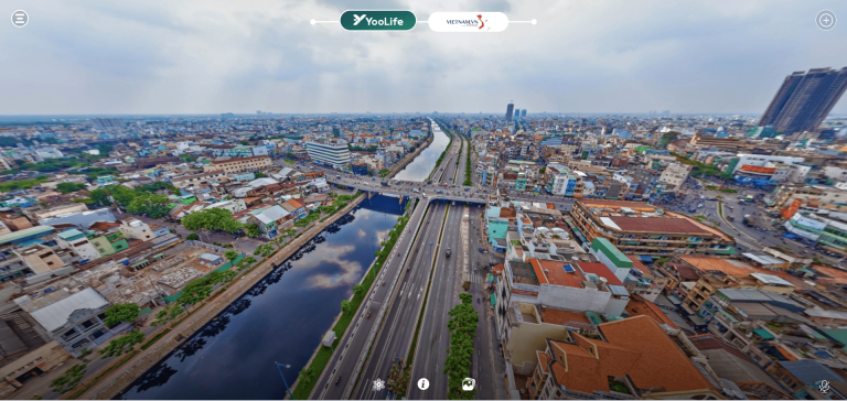 Chiêm ngưỡng toàn cảnh đường Võ Văn Kiệt trên nền tảng số YooLife