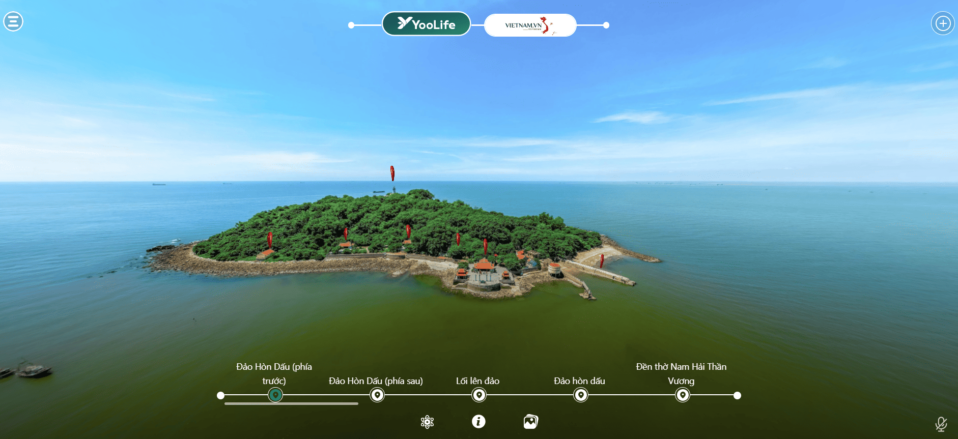 Khám phá đảo Hòn Dấu Hải Phòng trên không gian số YooLife