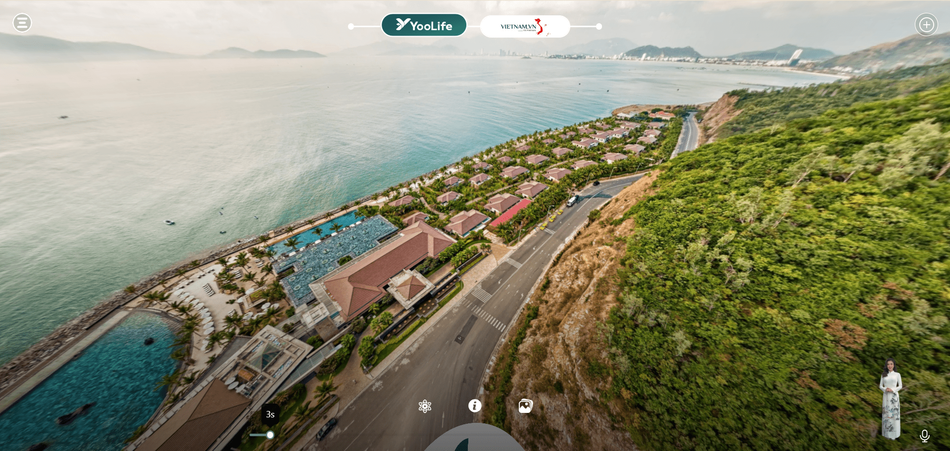 Trải nghiệm không giân Amiana Resort trên nền tảng số