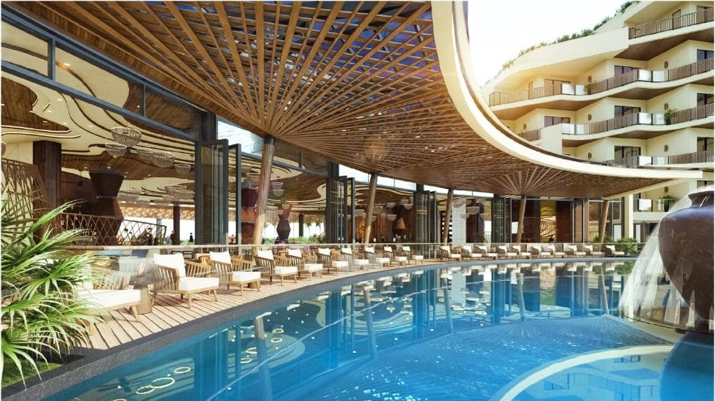 Quầy bar ven biển thư giãn