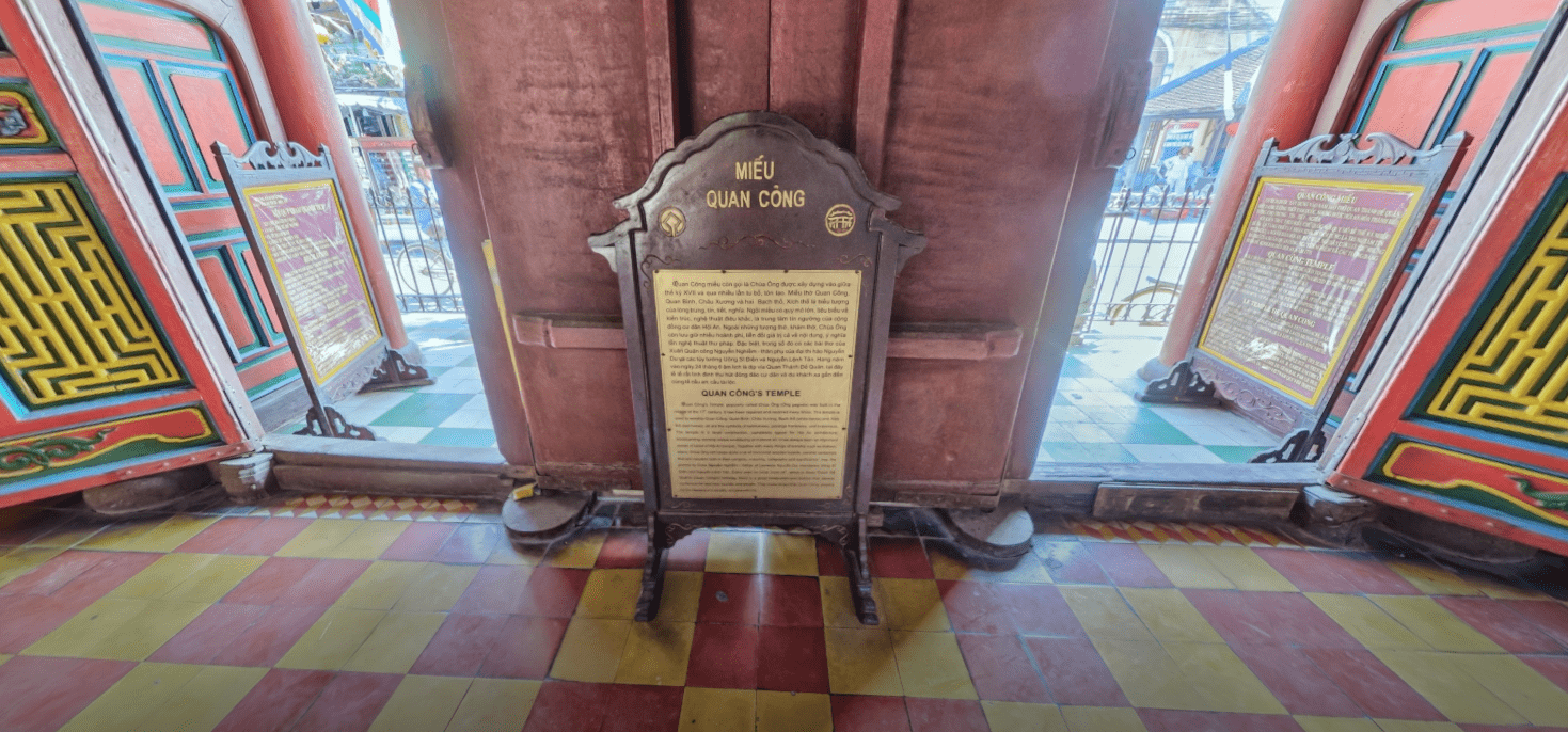 Miếu Quan Công là không gian lưu giữ giá trị lịch sử đặc sắc