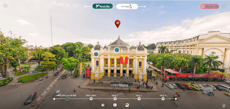 Khám phá không gian Nhà hát Lớn qua không gian số