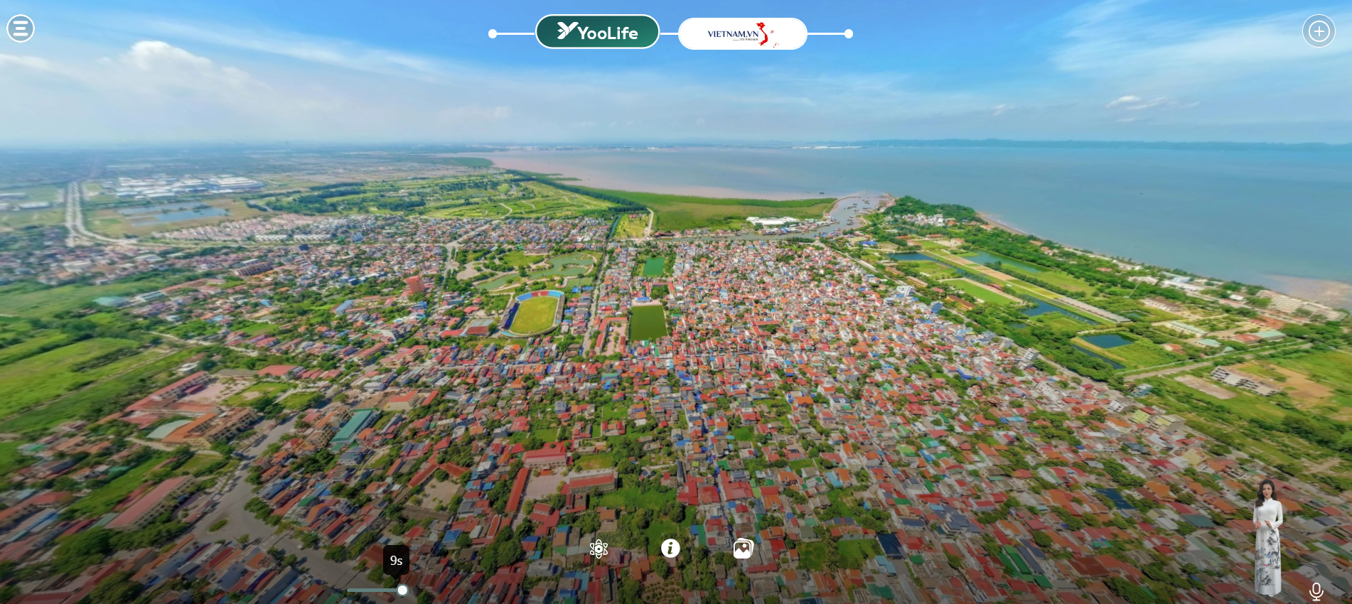 Khám phá quận đồ sơn trên không gian số YooLife