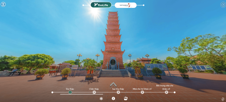 Khám phá Tháp Tường Long trên không gian số YooLife