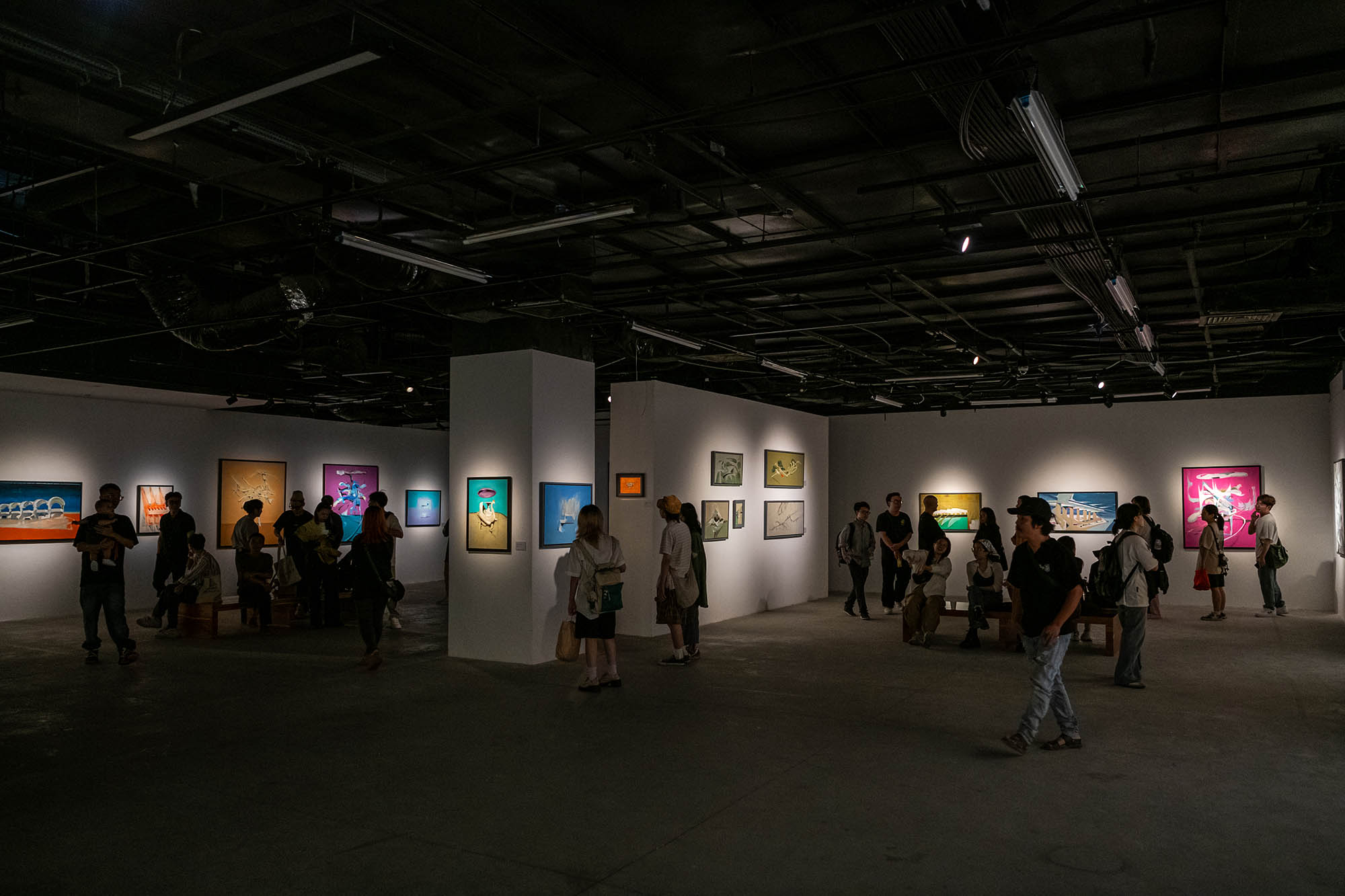 Không gian trưng bày được thiết kế theo tiêu chuẩn của nghệ thuật đương đại quốc tế