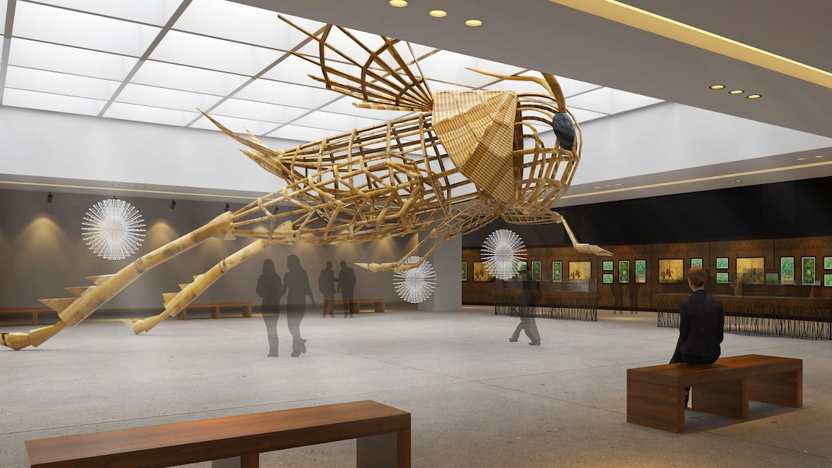 Triển lãm sử dụng vật liệu thân thiện môi trường