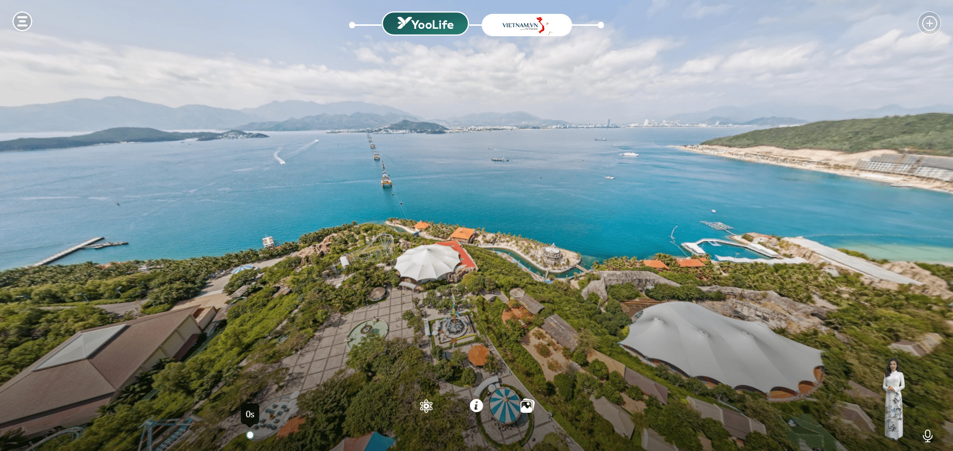 Chiêm ngưỡng toàn cảnh Vinpearl Land trên không gian số