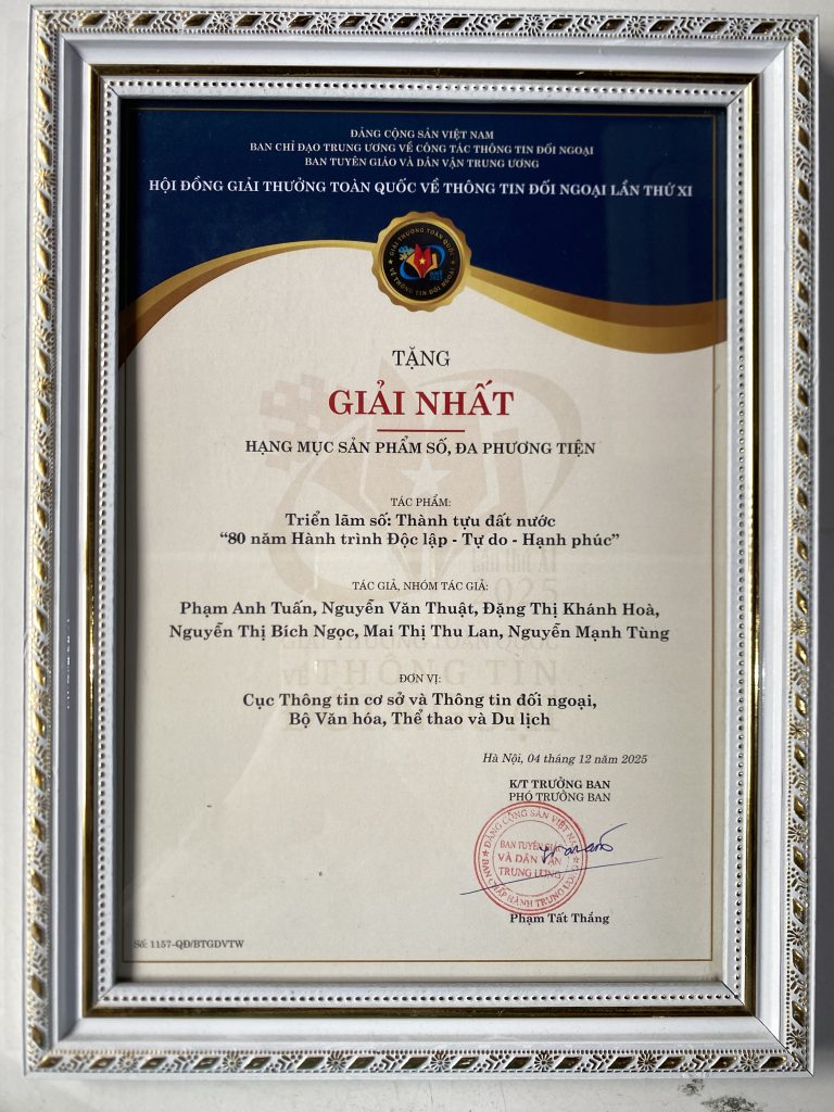 “Cú hích” Chuyển đổi số Di sản: YooLife xuất sắc dành giải nhất Toàn quốc về thông tin đối ngoại