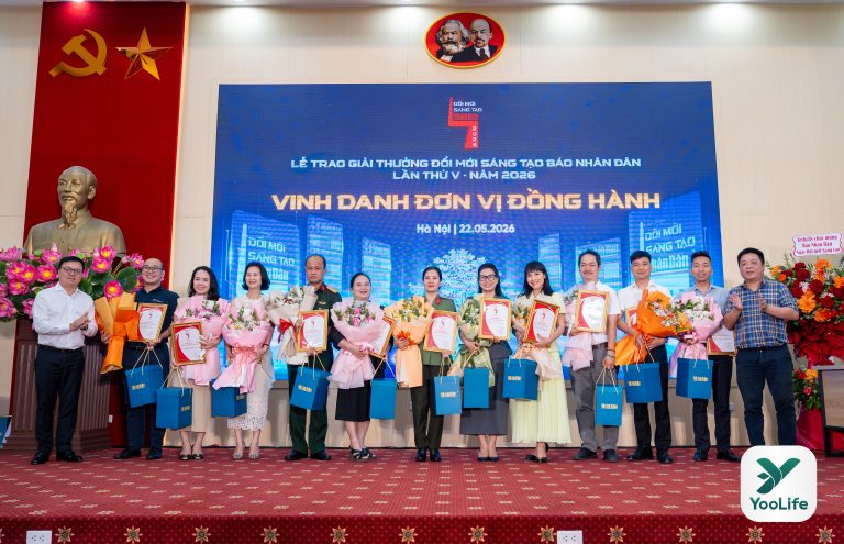 YOOTEK LẬP CÚ ĐÚP GIẢI THƯỞNG TẠI NGÀY HỘI ĐỔI MỚI SÁNG TẠO BÁO NHÂN DÂN LẦN THỨ 5 NĂM