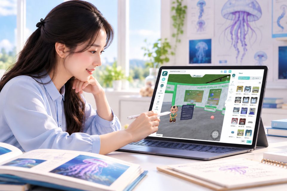 Giáo viên thiết kế bài giảng tương tác 3D/XR với YooLab